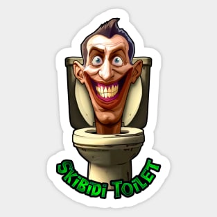 Skibidi Toilet: Modern and Terrifying Design Sticker